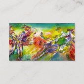 ITALIAN CARNIVAL / Tanz, Musik, Theater, Künstler Visitenkarte (Rückseite)