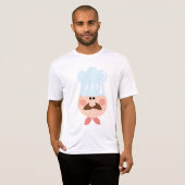 Italian Chef Face with Mustache and Hat T-Shirt (Vorne ganz)