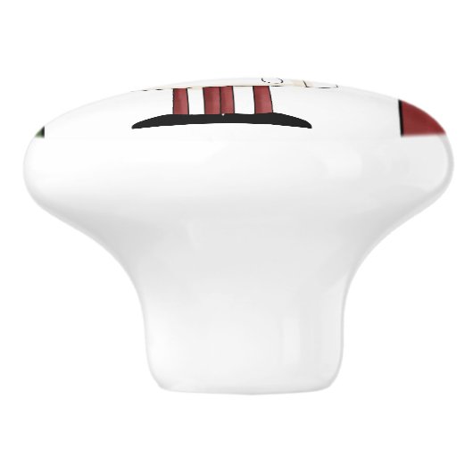 Italian Chief #4 Keramikknauf (Seitenansicht)