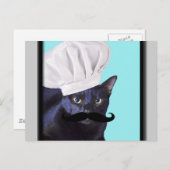 Italian Chief, Black Cat Postkarte (Vorne/Hinten)
