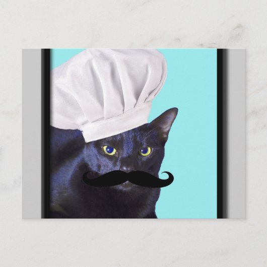 Italian Chief, Black Cat Postkarte (Vorderseite)