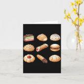 Italian Christmas Cookie Xmas Holiday Men Women Ki Karte (Gelbe Blume)