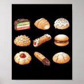Italian Christmas Cookie Xmas Holiday Men Women Ki Poster (Vorne)