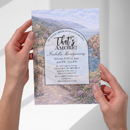 Italian Cinque Terre That’s Amore Bridal Shower Einladung