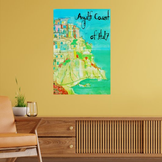 Italian Coast Italy Wall Decor 11" X 14" poster (Wohnzimmer 2)