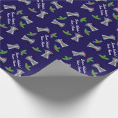 Italian Coffee Moka Pot Buon Natale cute Christmas Geschenkpapier (Ecke)