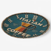 Italian Coffee  Pappteller (Schrägansicht)