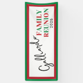 Italian Colors Family Reunion Banner (Vertikal)