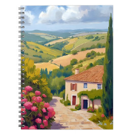 Italian Countryside | Vineyard Watercolor Travel Notizblock