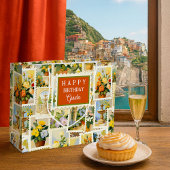 Italian Festive Pattern Gift Bag Große Geschenktüte