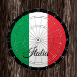 Italian Flag Dartboard & Italy darts / game board Dartscheibe<br><div class="desc">Dartboard: Italy & Italian flag darts,  family fun games - love my country,  summer games,  holiday,  fathers day,  birthday party,  college students / sports fans</div>