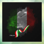 Italian flag fensteraufkleber (Blatt 3)