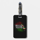 Italian flag gepäckanhänger (Rückseite vertikal)