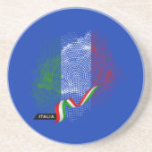 Italian flag getränkeuntersetzer (Vorne)