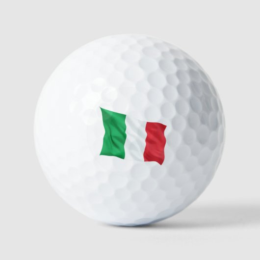 Italian Flag Golf Balls Golfball (Vorderseite)