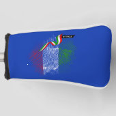 Italian flag golf headcover (Vorderseite)