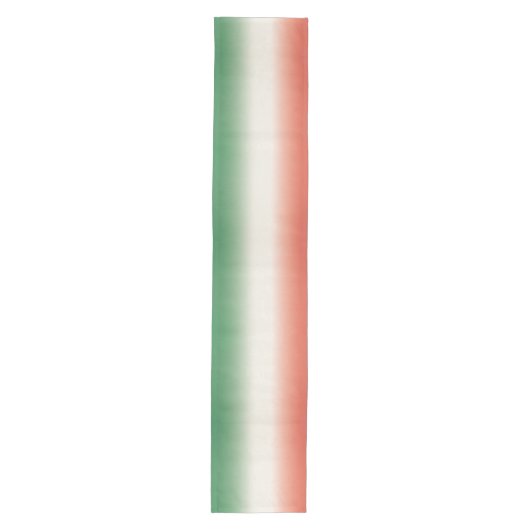 Italian Flag Gradient Table Runner - Kitschen Mittelgroßer Tischläufer (Vorderseite)