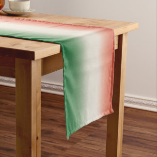Italian Flag Gradient Table Runner - Kitschen  Mittelgroßer Tischläufer
