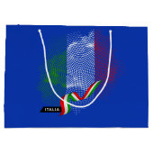 Italian flag große geschenktüte (Rückseite)