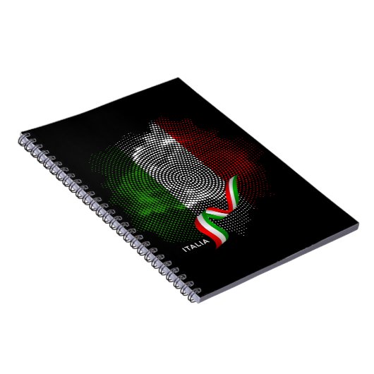 Italian flag notizblock (Rechte Seite)