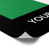 Italian Flag Poster (Ecke)