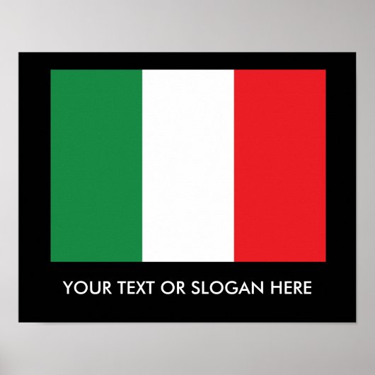 Italian Flag Poster (Vorne)