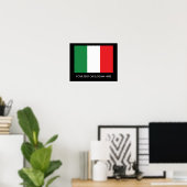 Italian Flag Poster (Heimbüro)