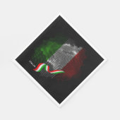 Italian flag serviette (Ecke)