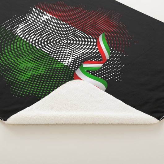 Italian flag sherpadecke (3/4)