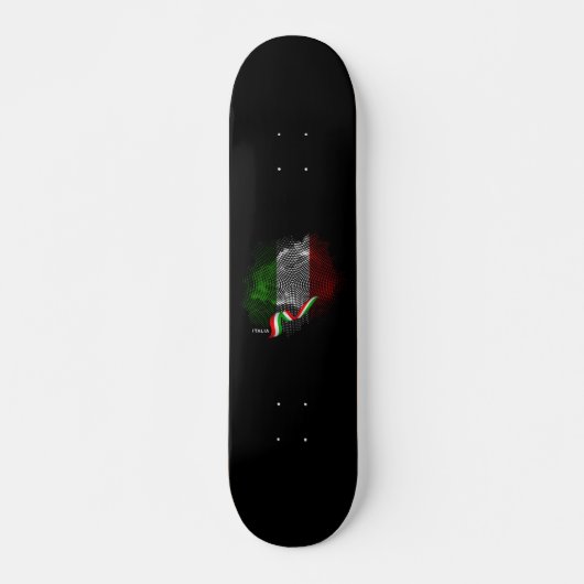 Italian flag skateboard (Vorne)