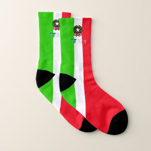 Italian flag socken (Paar)