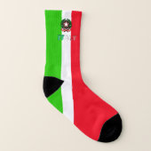Italian Flag Socks Socken (Links - Innen)