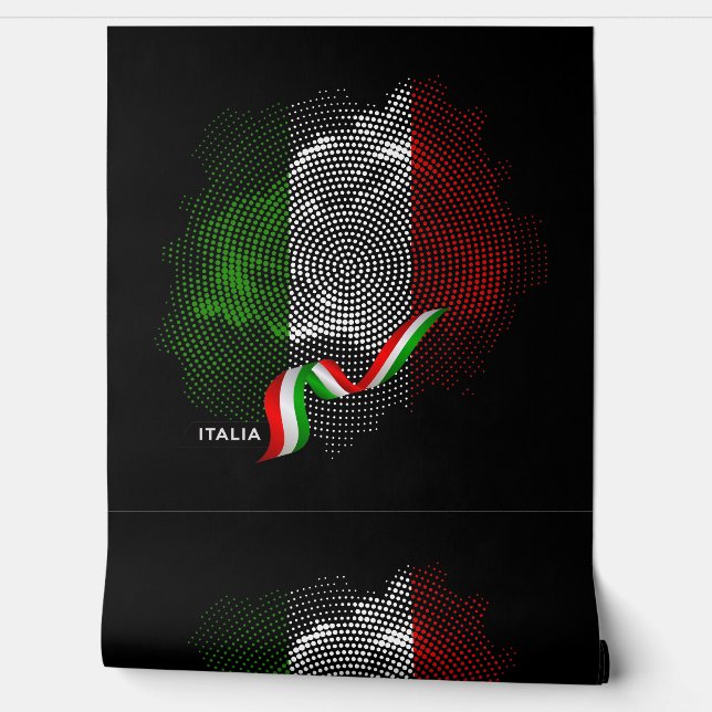 Italian flag tapete (Abrollen)