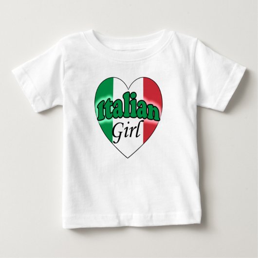 Italian Girl Baby T-shirt (Vorderseite)