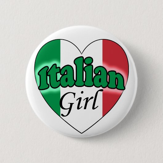 Italian Girl Button (Vorderseite)