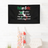 ITALIAN GIRLS FUNNY BANNER (Insitu)