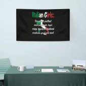 ITALIAN GIRLS FUNNY BANNER (Messeveranstaltung)