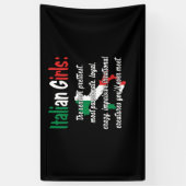 ITALIAN GIRLS FUNNY BANNER (Vertikal)
