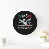 ITALIAN GIRLS FUNNY GROßE WANDUHR (Zuhause)