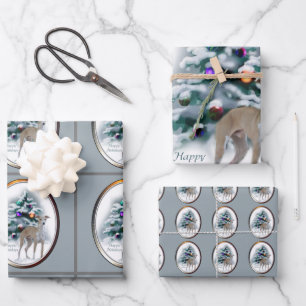 Italian Greyhound Christmas Geschenkpapier Set