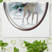 Italian Greyhound Christmas Handtuch (Gefaltet)