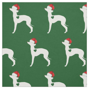 Italian Greyhound Christmas Iggy Joann Fabric Stoff