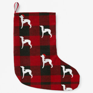 Italian Greyhound Dog Christmas Strumpf Kleiner Weihnachtsstrumpf