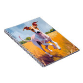 Italian Greyhound Dog Painting Pet Notizblock (Rechte Seite)