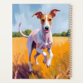 Italian Greyhound Dog Painting Pet Planer (Rückseite)