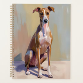 Italian Greyhound Dog Painting Planer