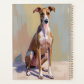 Italian Greyhound Dog Painting Planer (Rückseite)