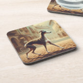 Italian Greyhound Getränkeuntersetzer (Linke Seite)