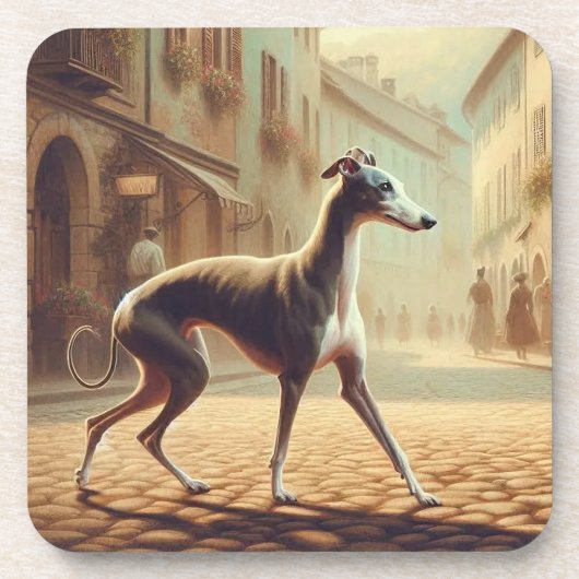 Italian Greyhound Getränkeuntersetzer (Vorderseite)