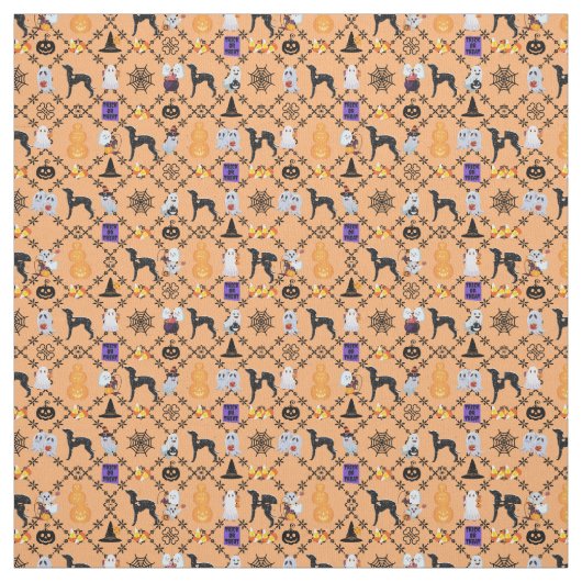Italian Greyhound Halloween Iggy Joann Fabric Stoff (Muster)